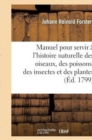 Image for Manuel Pour Servir ? l&#39;Histoire Naturelle Des Oiseaux, Des Poissons, Des Insectes Et Des Plantes