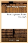 Image for Faust : Op ra En 5 Actes