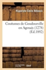 Image for Coutumes de Goudourville En Agenais (1278)