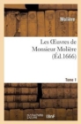 Image for Les Oeuvres de Monsieur Moli?re.Tome 1