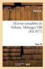 Image for Oeuvres Compl?tes de Voltaire. M?langes,08