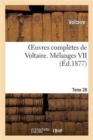 Image for Oeuvres Compl?tes de Voltaire. M?langes,07