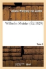 Image for Wilhelm Meister. Tome 3