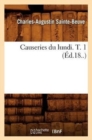 Image for Causeries Du Lundi. T. 1 (?d.18..)