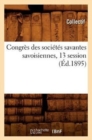 Image for Congres Des Societes Savantes Savoisiennes, 13 Session (Ed.1895)