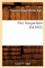 Image for Dict. Fran?ais-Latin (?d.1852)