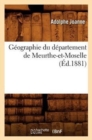 Image for G?ographie Du D?partement de Meurthe-Et-Moselle (?d.1881)