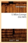 Image for L&#39;Affaire Lerouge, (?d.1869)