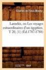 Image for Lamekis, Ou Les Voyages Extraordinaires d&#39;Un ?gyptien. T 20, [1] (?d.1787-1788)
