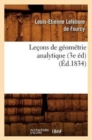 Image for Le?ons de G?om?trie Analytique (3e ?d) (?d.1834)