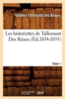 Image for Les Historiettes de Tallemant Des R?aux. Tome 1 (?d.1834-1835)