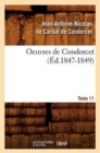 Image for Oeuvres de Condorcet. Tome 11 (Ed.1847-1849)