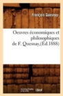 Image for Oeuvres ?conomiques Et Philosophiques de F. Quesnay, (?d.1888)
