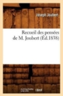 Image for Recueil Des Pens?es de M. Joubert (?d.1838)