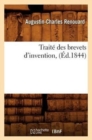 Image for Trait? Des Brevets d&#39;Invention, (?d.1844)