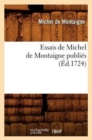Image for Essais de Michel de Montaigne Publi?s (?d.1724)
