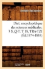 Image for Dict. Encyclopedique Des Sciences Medicales. 3 S, Q-T. T 18, Tra-Tzi (Ed.1874-1885)