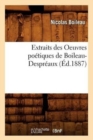 Image for Extraits Des Oeuvres Po?tiques de Boileau-Despr?aux (?d.1887)