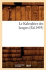 Image for Le Kalendrier Des Bergers (Ed.1493)