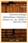 Image for Nouveaux M?langes Philosophiques, Historiques, Critiques, Etc., Etc.. [Partie 4] (?d.1767-1769)