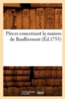 Image for Pieces Concernant La Maison de Bauffremont (Ed.1753)