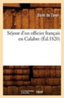 Image for Sejour d&#39;Un Officier Francais En Calabre (Ed.1820)