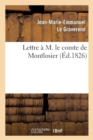 Image for Lettre ? M. Le Comte de Montlosier