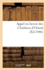 Image for Appel En Faveur Des Chretiens d&#39;Orient