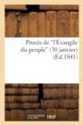 Image for Proces de l&#39;Evangile Du Peuple (30 Janvier)