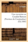 Image for Une Excursion Au Coudiat Batoum (Province de Constantine)
