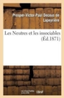 Image for Les Neutres Et Les Insociables