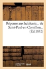 Image for Reponse Aux Habitants de Saint-Paul-En-Cornillon