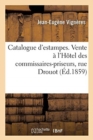 Image for Catalogue d&#39;Estampes, Diverses ?coles Anciennes, ?cole Anglaise Et Moderne