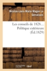 Image for Les Conseils de 1828.... Politique Ext?rieure