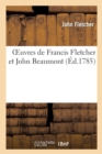 Image for Oeuvres de Francis Fletcher Et John Beaumont