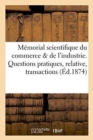Image for Memorial Scientifique Du Commerce Et de l&#39;Industrie, Developpement Des Transactions Commerciales