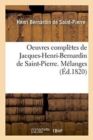 Image for Oeuvres Compl?tes de Jacques-Henri-Bernardin de Saint-Pierre. M?langes