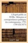 Image for L&#39;Esprit public au XVIIIe si?cle