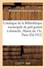 Image for Catalogue de la Bibliotheque municipale de pret gratuit a domicile