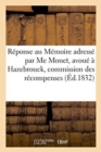 Image for Reponse Au Memoire Adresse Par Me Monet, Avoue A Hazebrouck, A La Commission Des