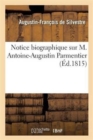 Image for Notice Biographique Sur M. Antoine-Augustin Parmentier