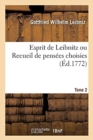 Image for Esprit de Leibnitz. Tome 2
