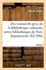 Image for Inventaire Sommaire Des Manuscrits Grecs de la Bibliotheque Nationale