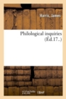 Image for Philological Inquiries