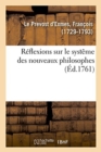 Image for R?flexions Sur Le Syst?me Des Nouveaux Philosophes