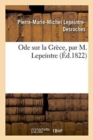 Image for Ode Sur La Gr?ce, Par M. Lepeintre