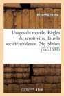 Image for Usages Du Monde. R?gles Du Savoir-Vivre Dans La Soci?t? Moderne. 24e ?dition