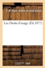 Image for Les Droits d&#39;Usage