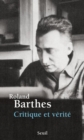 Image for Critique et vérité [electronic resource] / Roland Barthes.