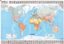 Image for The World - Michelin rolled &amp; tubed wall map Encapsulated (French Text) : Wall Map